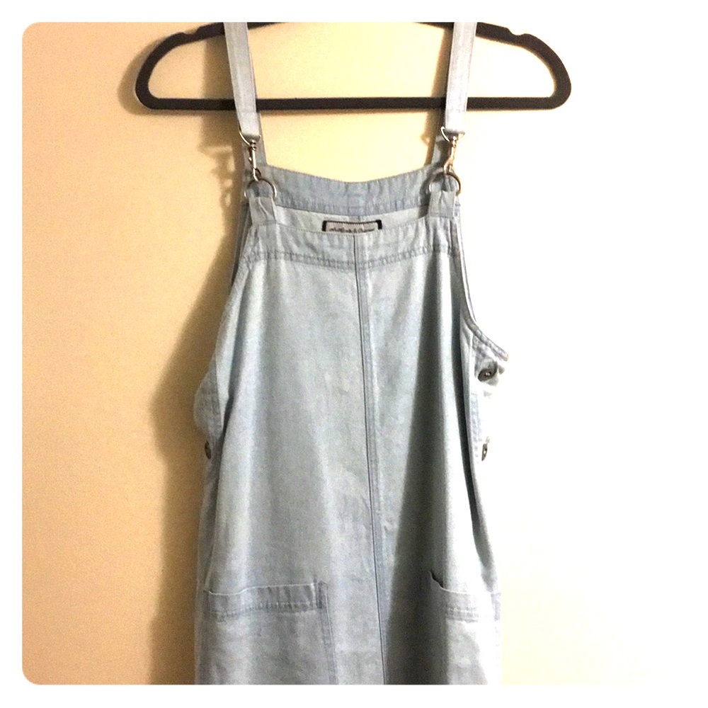 Vintage jean overall dress